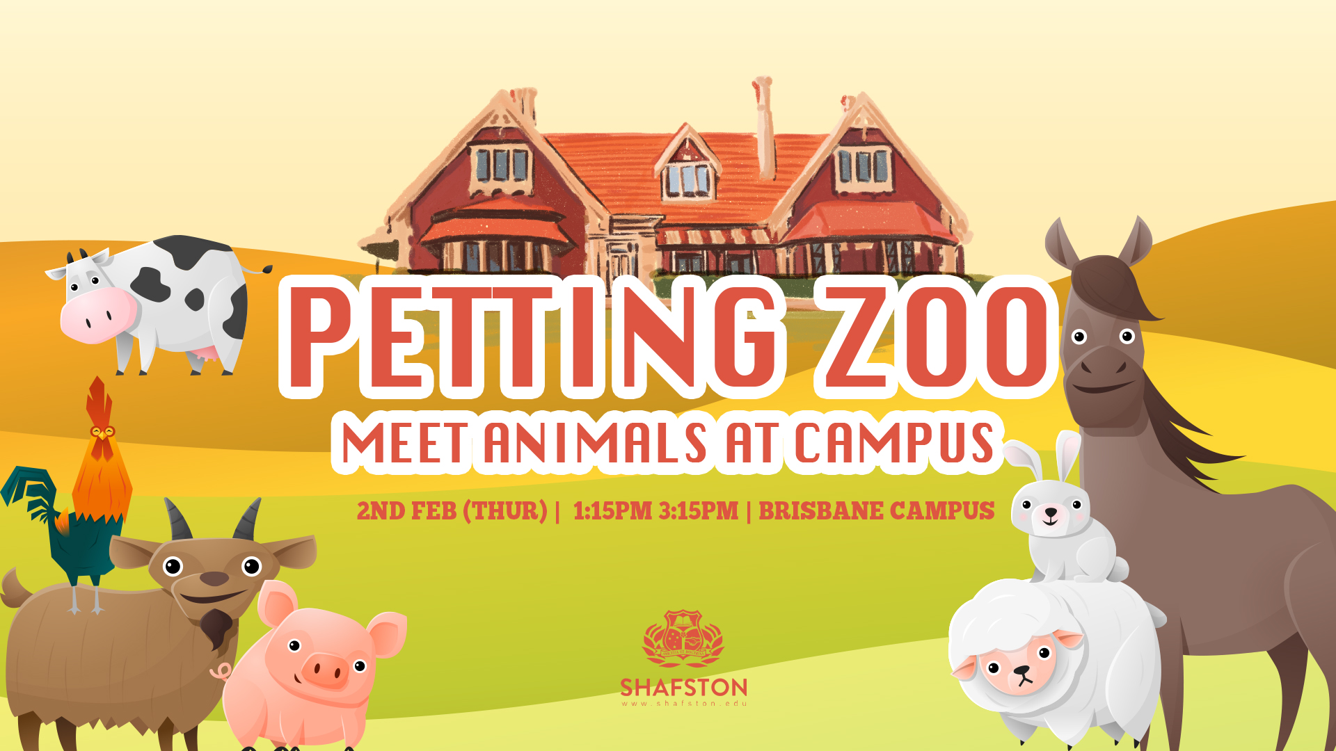 Petting Zoo at Campus - Shafston International College